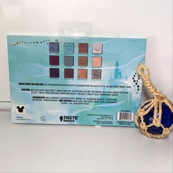 NEW Taste Beauty x Disney Ariel 12 Color Eyeshadow Palette (Not Swatched) - Picture 2 of 5